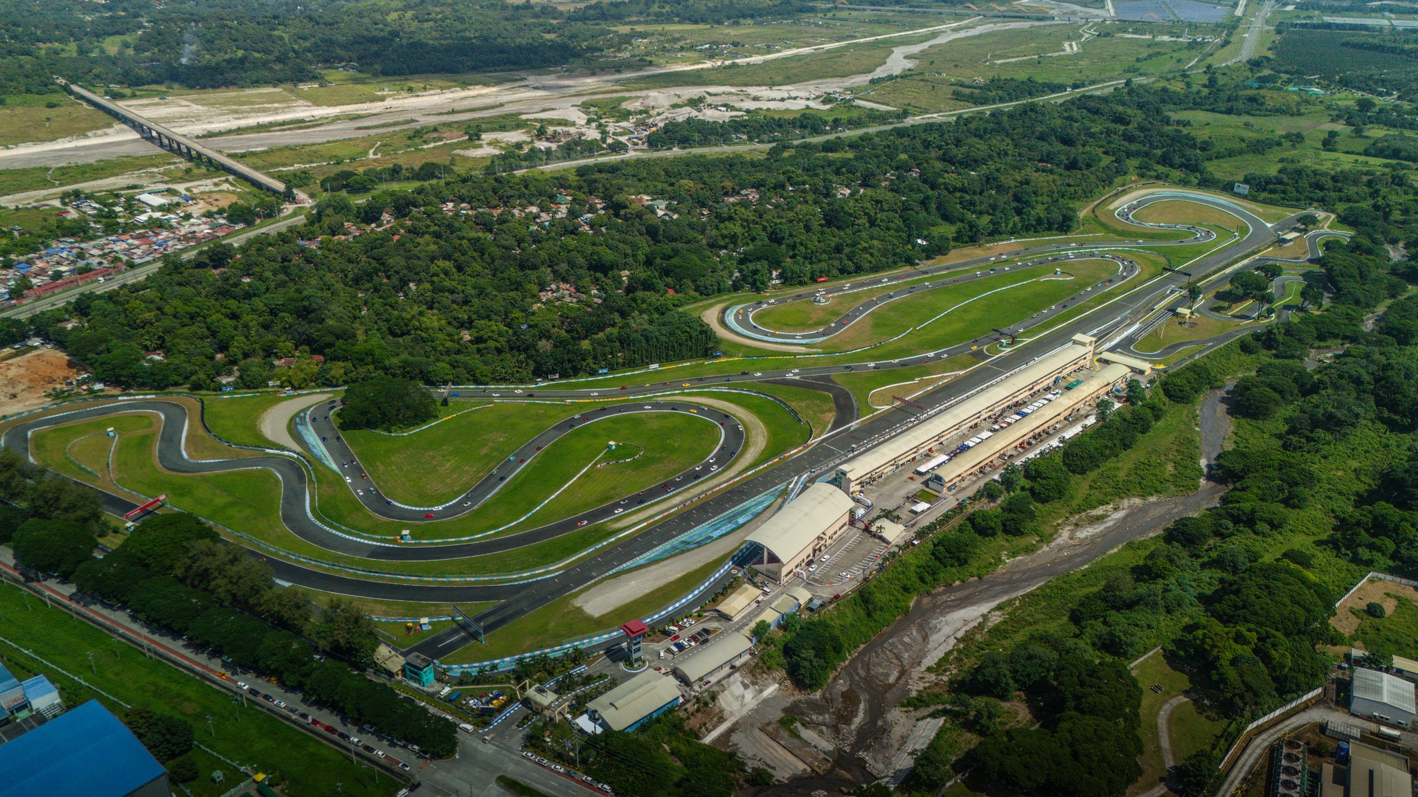 Clark International Speedway aerial